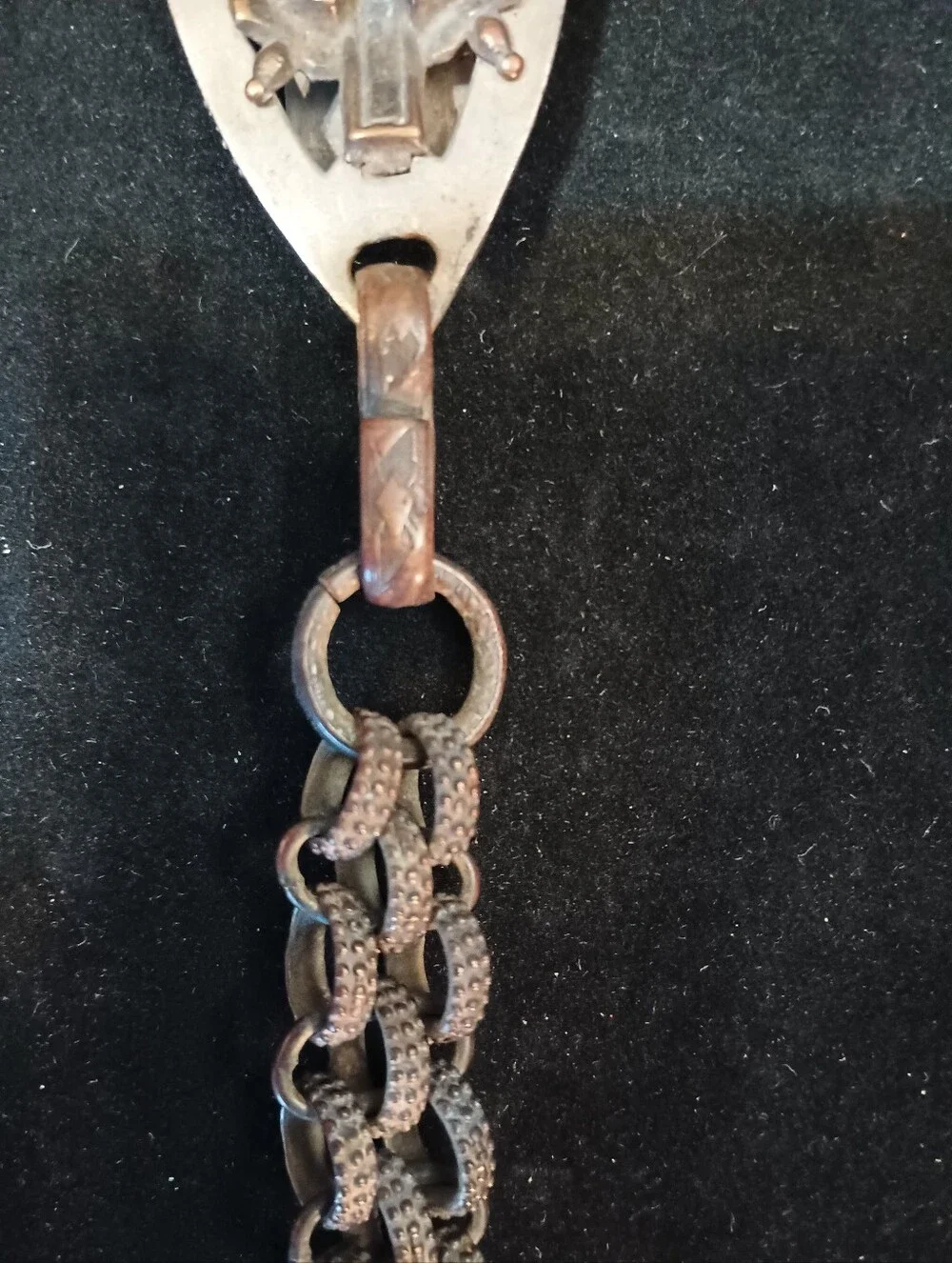 Antique Knights Templar Belt Loop Sword Fob